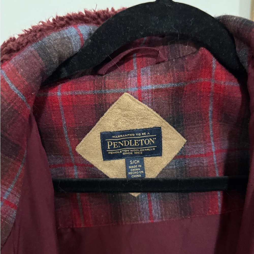 Pendleton Maroon Teddy Jacket - Picture 2 of 3